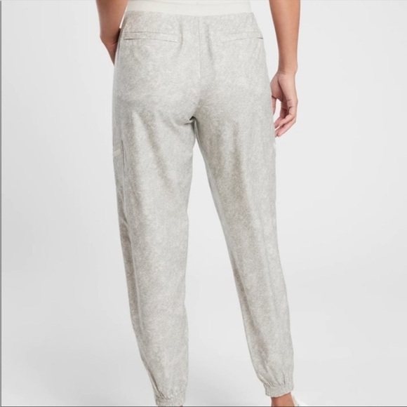 Athleta venture printed pant jogger drawstring pants size 6 - Picture 2 of 14